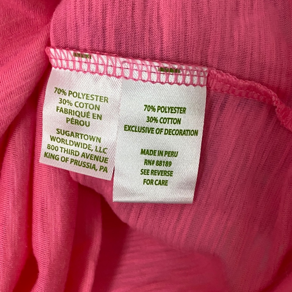 Lilly Pulitzer Pink Ruffle Tank Top - Picture 5 of 6